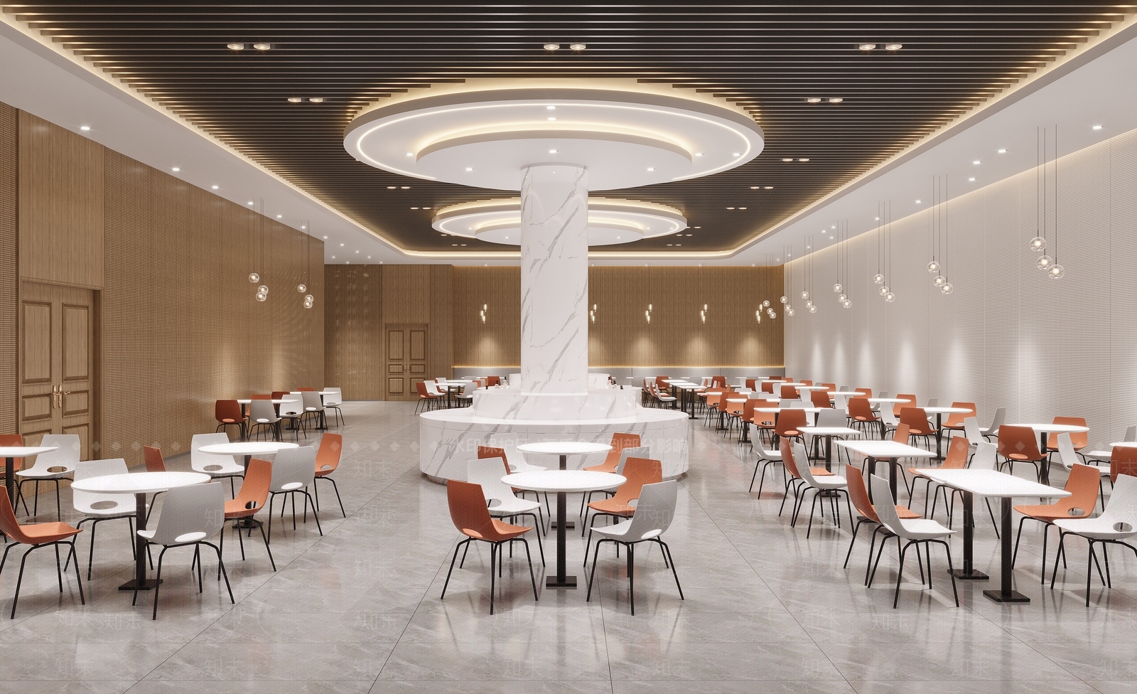 现代自助餐厅3D模型下载【ID:1135869101】
