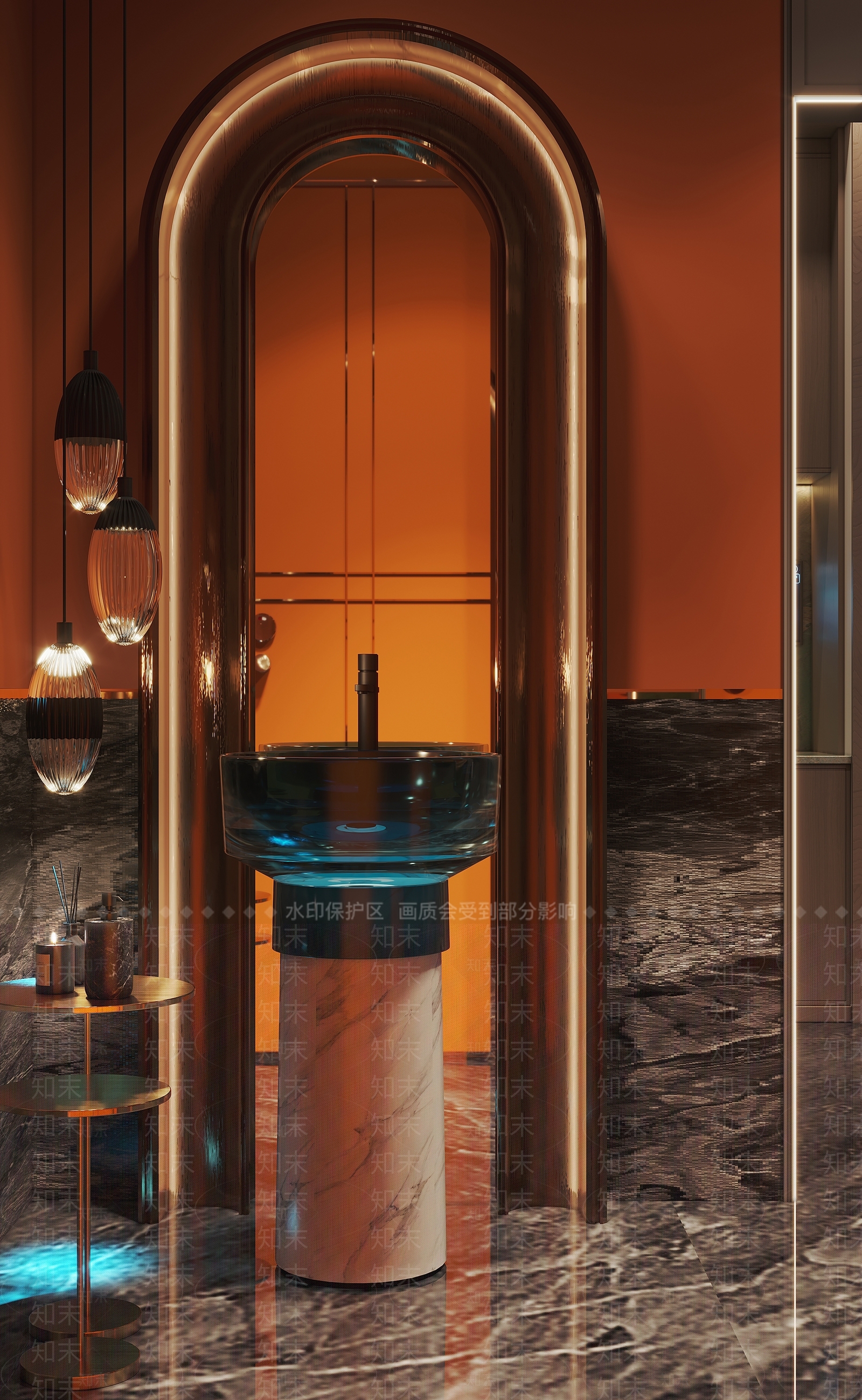 现代KTV卫生间3D模型下载【ID:1135872088】