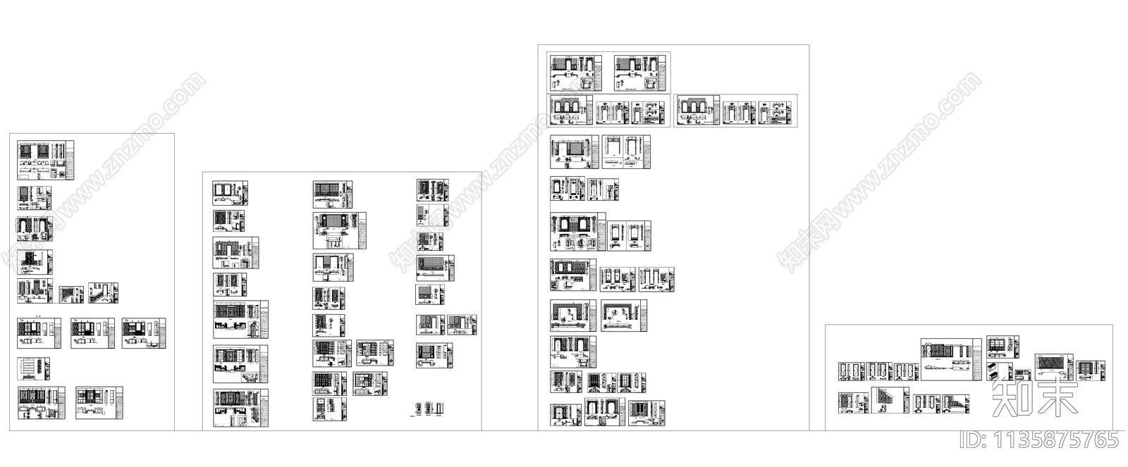 别墅全套定制深化施工图下载【ID:1135875765】