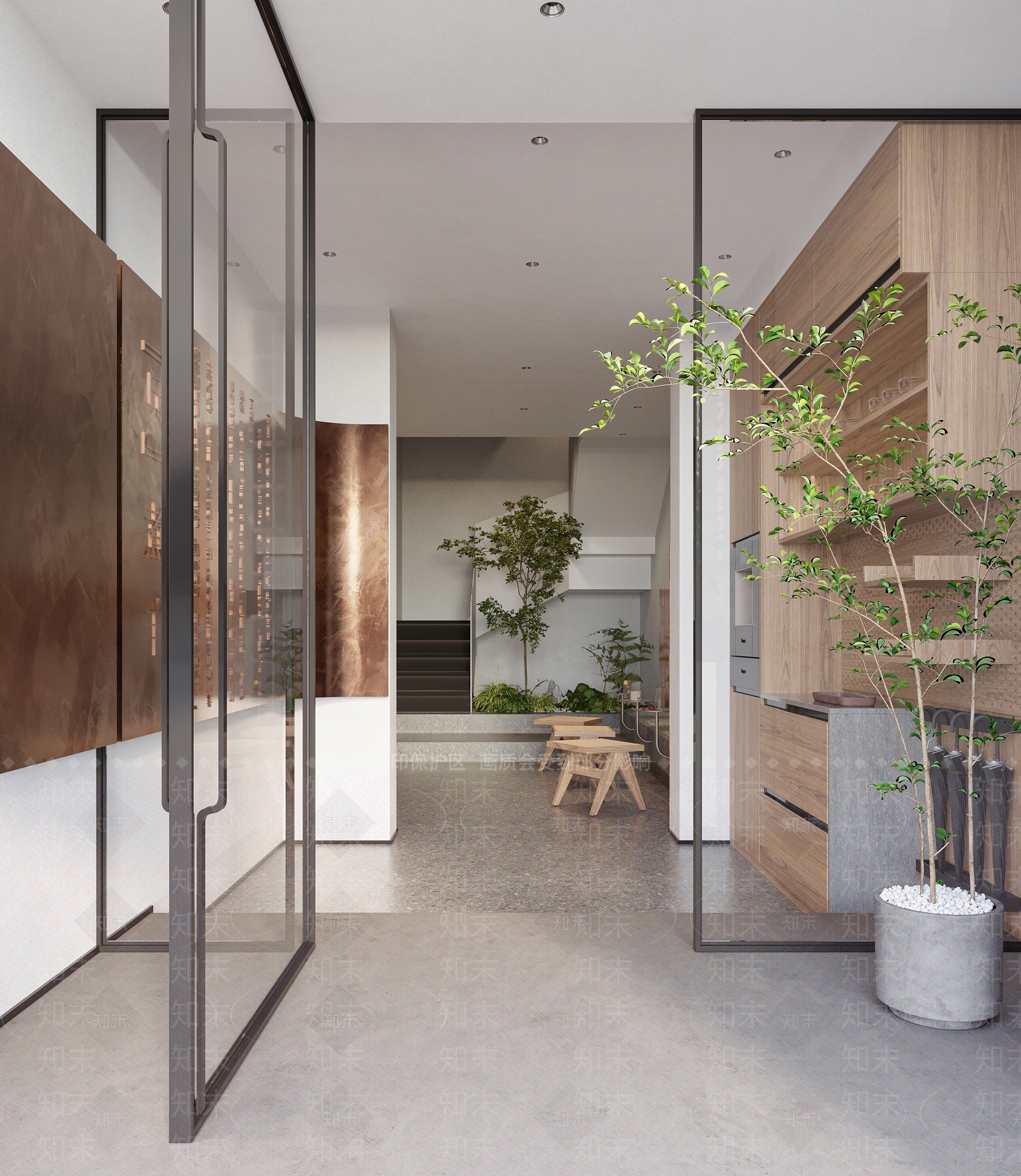现代中餐厅3D模型下载【ID:1135883910】