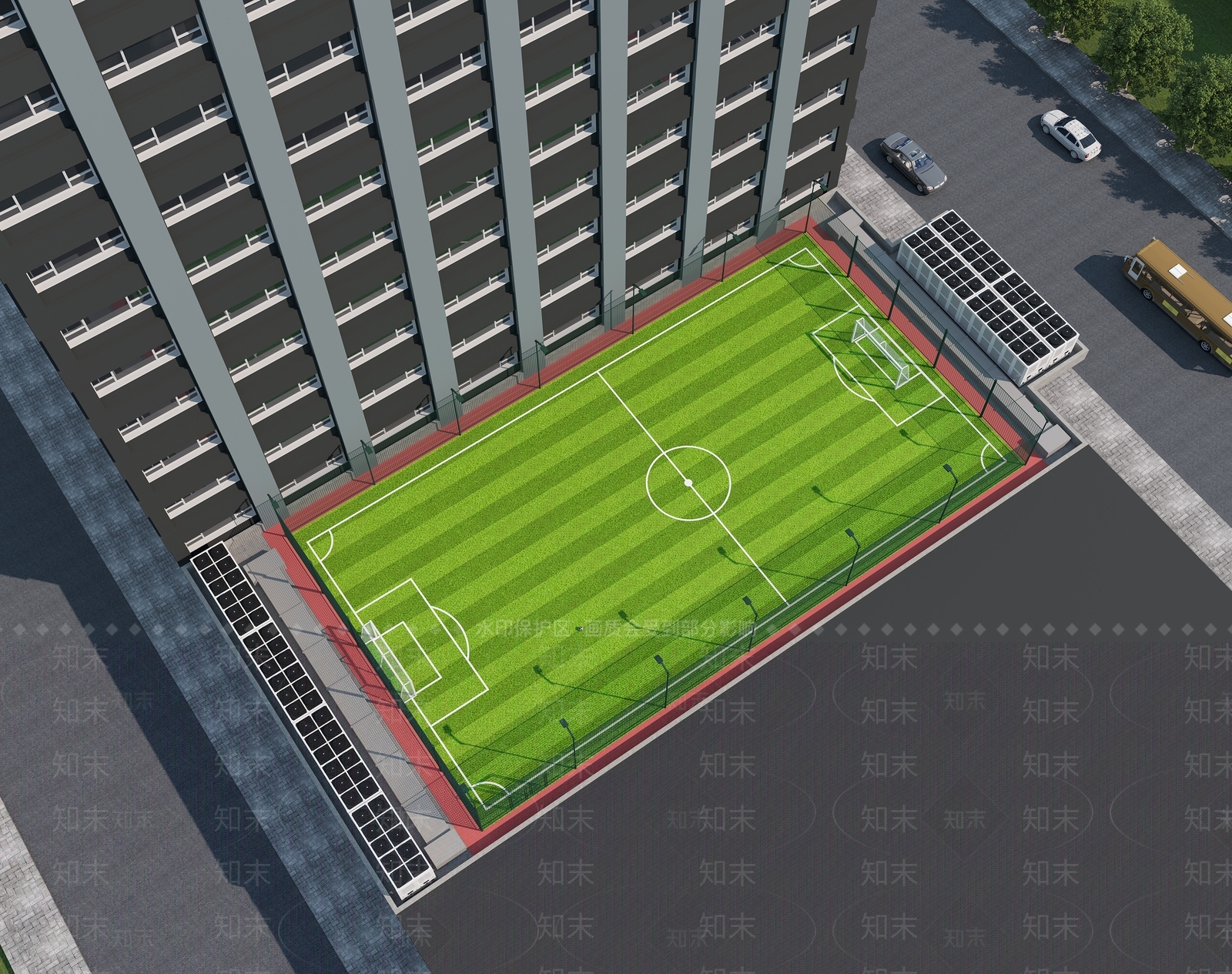 现代足球场3D模型下载【ID:1135889207】