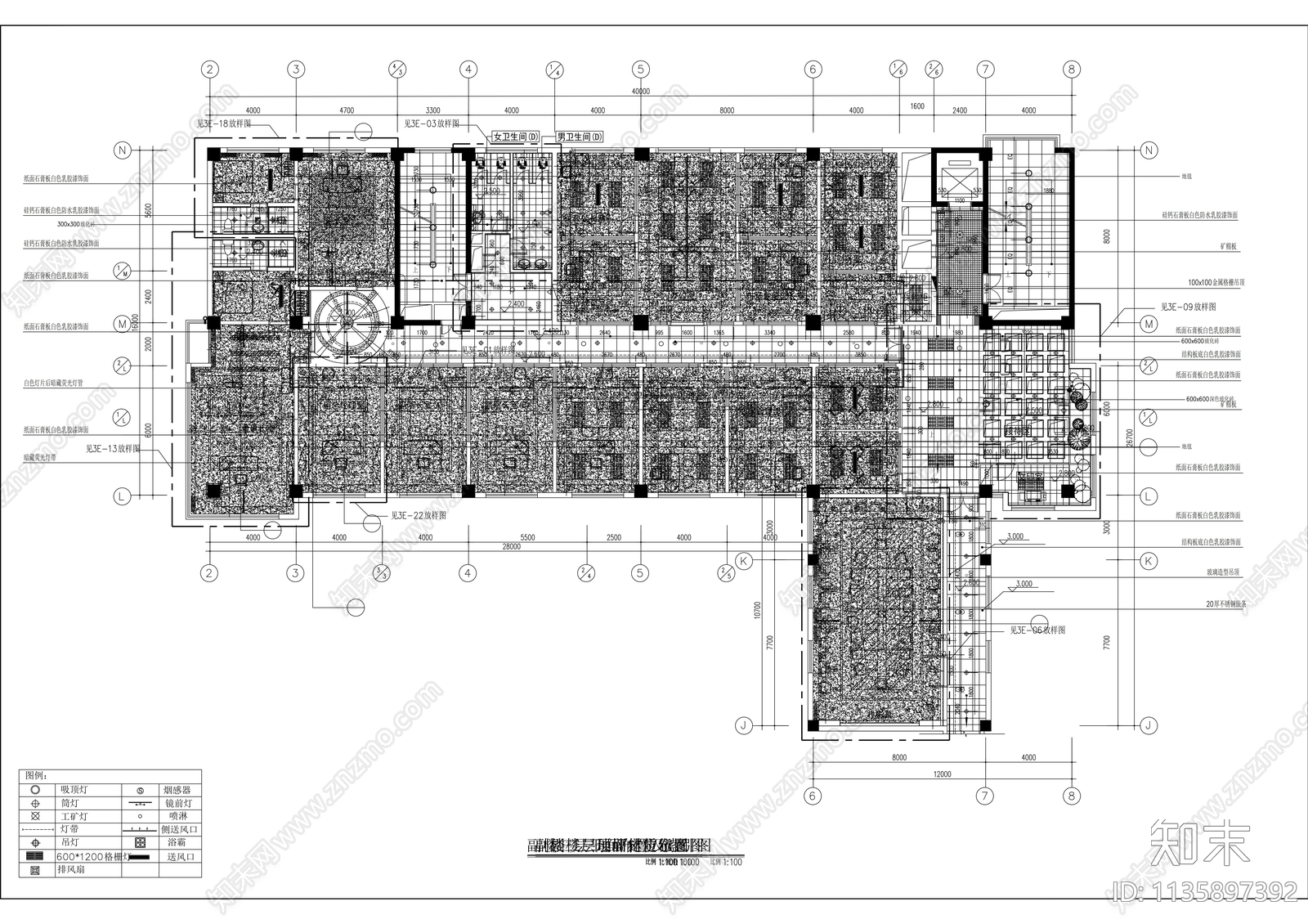 爱德医院室内装饰cad施工图下载【ID:1135897392】