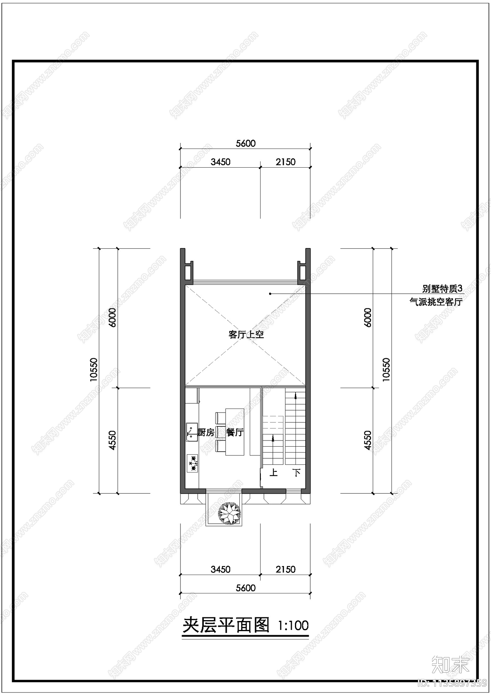 别墅建筑庭院景观效果图施工图下载【ID:1135897359】