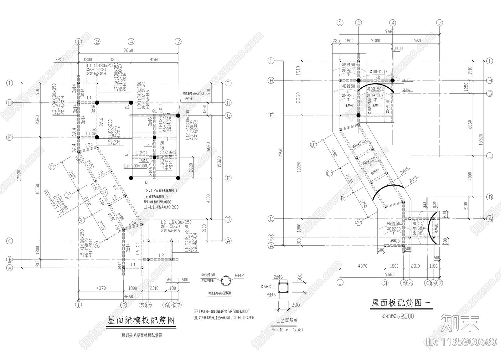 某公园茶室古建筑cad施工图下载【ID:1135900680】