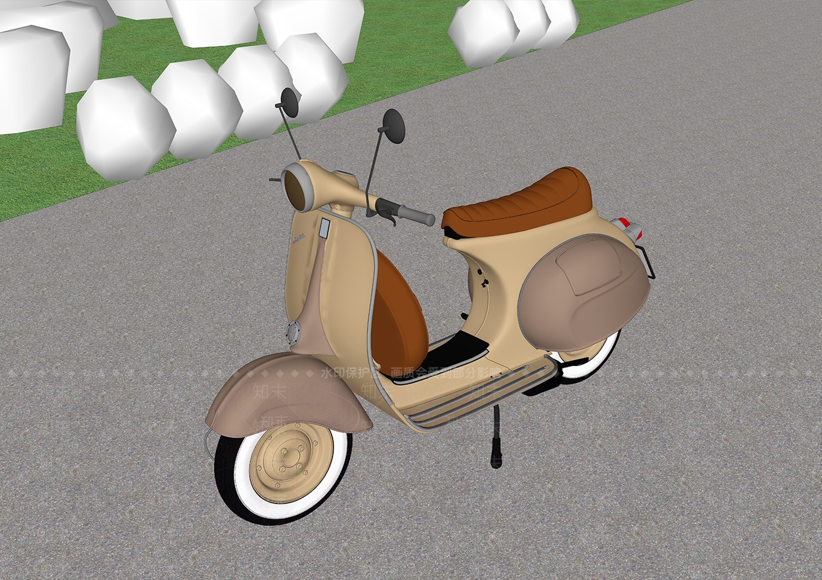 电动车SU模型下载【ID:1135906153】
