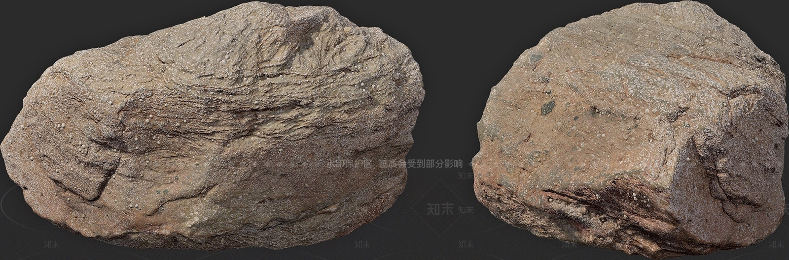 现代石头3D模型下载【ID:1135914047】