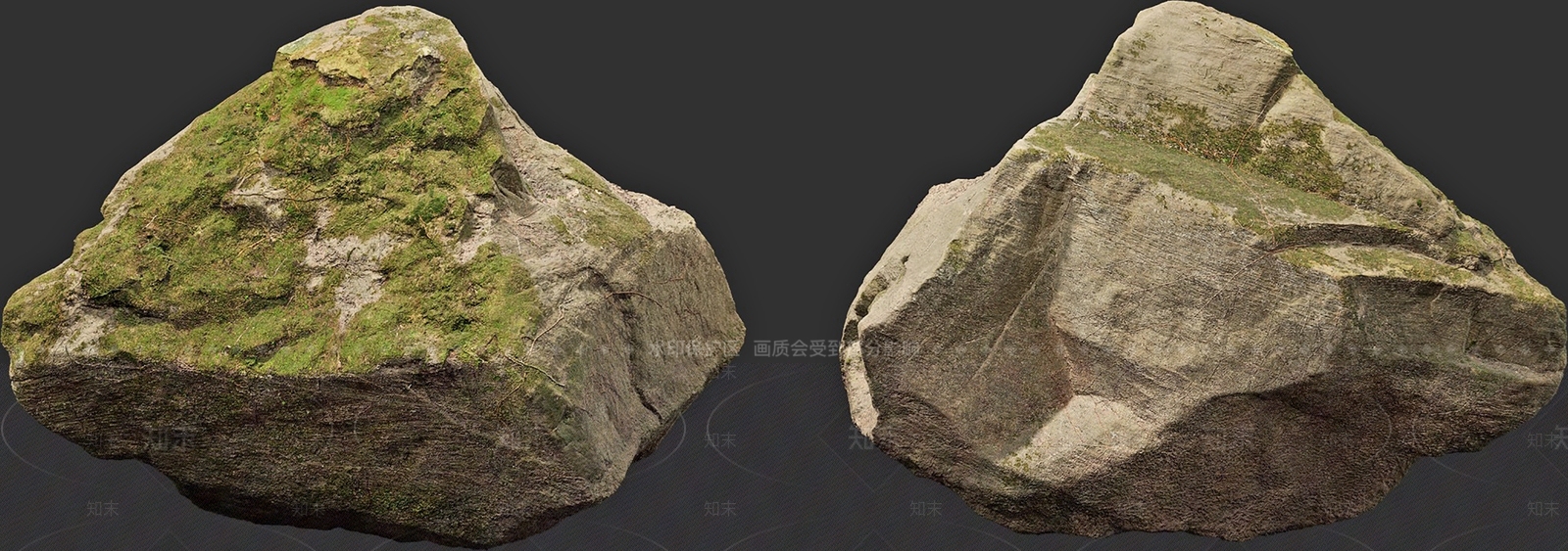 现代石头3D模型下载【ID:1135919247】