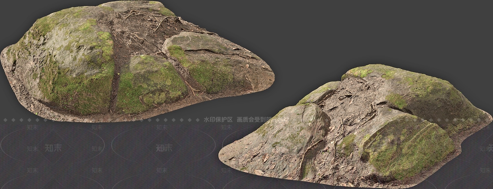 现代石头3D模型下载【ID:1135919516】