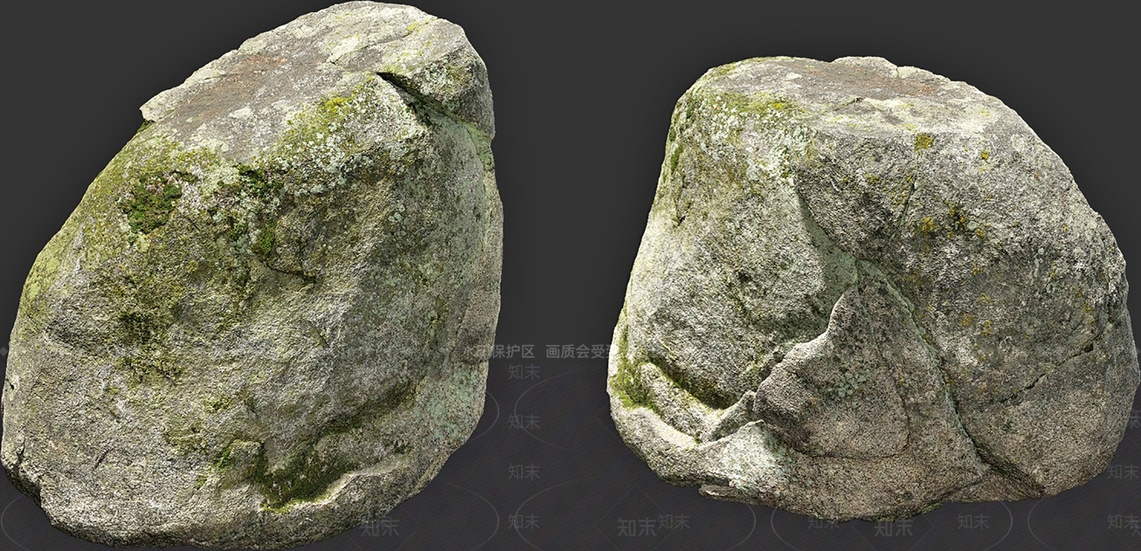 现代石头3D模型下载【ID:1135919903】