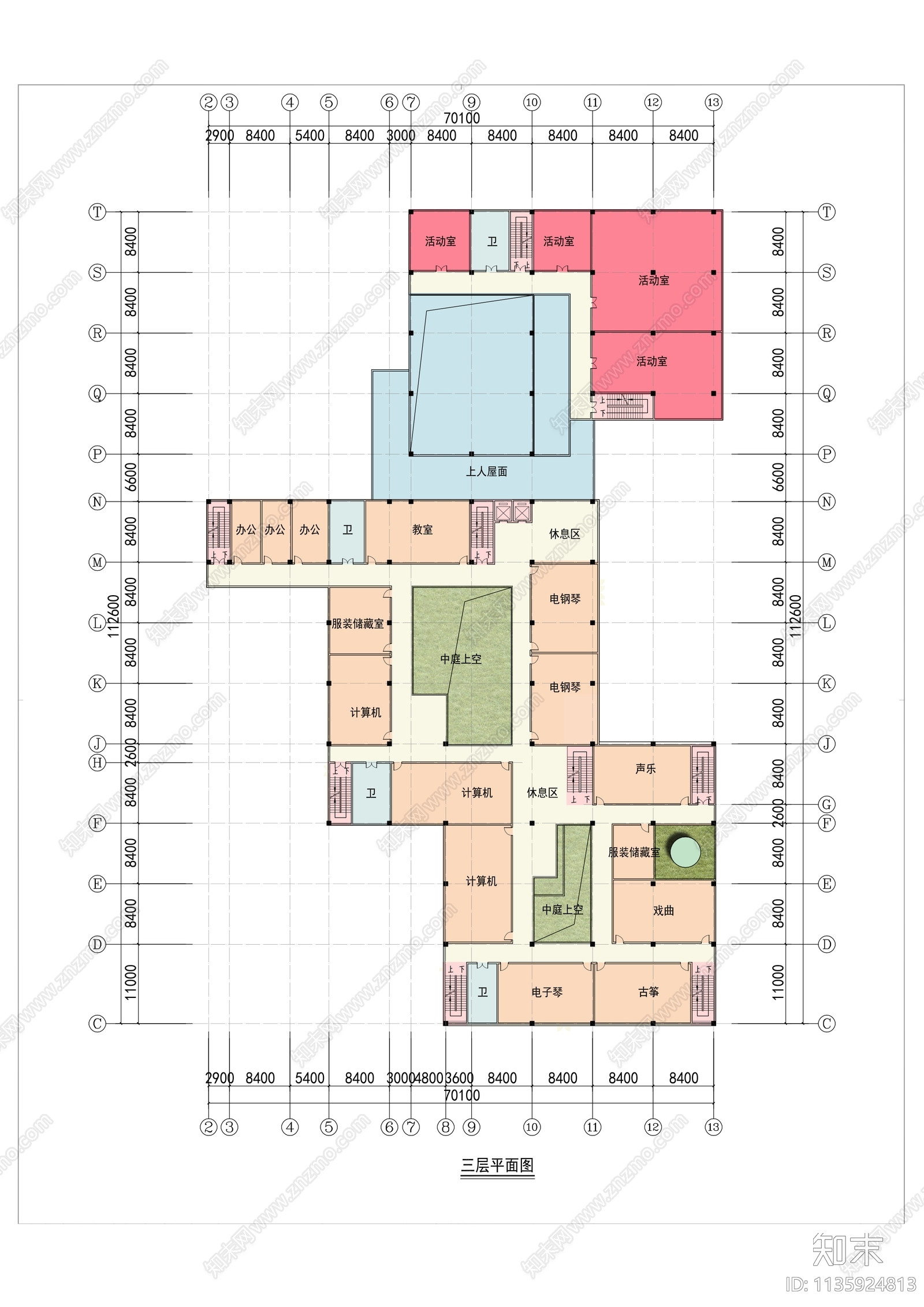 老年活动中心建筑施工图下载【ID:1135924813】