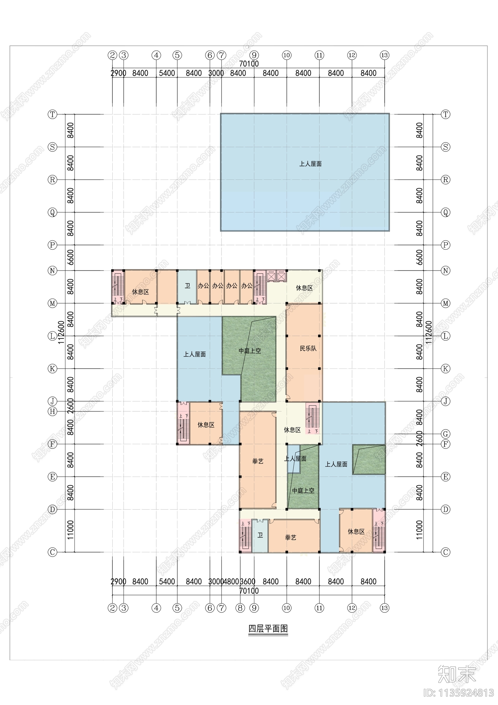 老年活动中心建筑施工图下载【ID:1135924813】