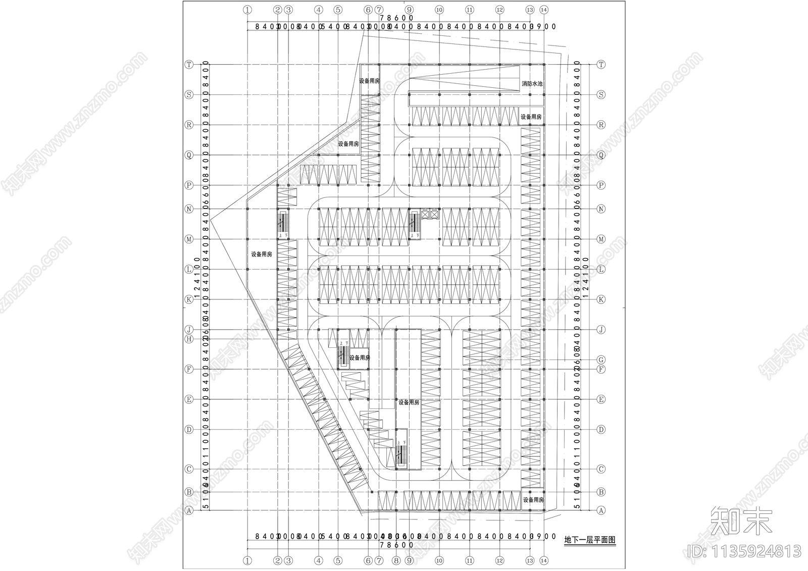 老年活动中心建筑施工图下载【ID:1135924813】