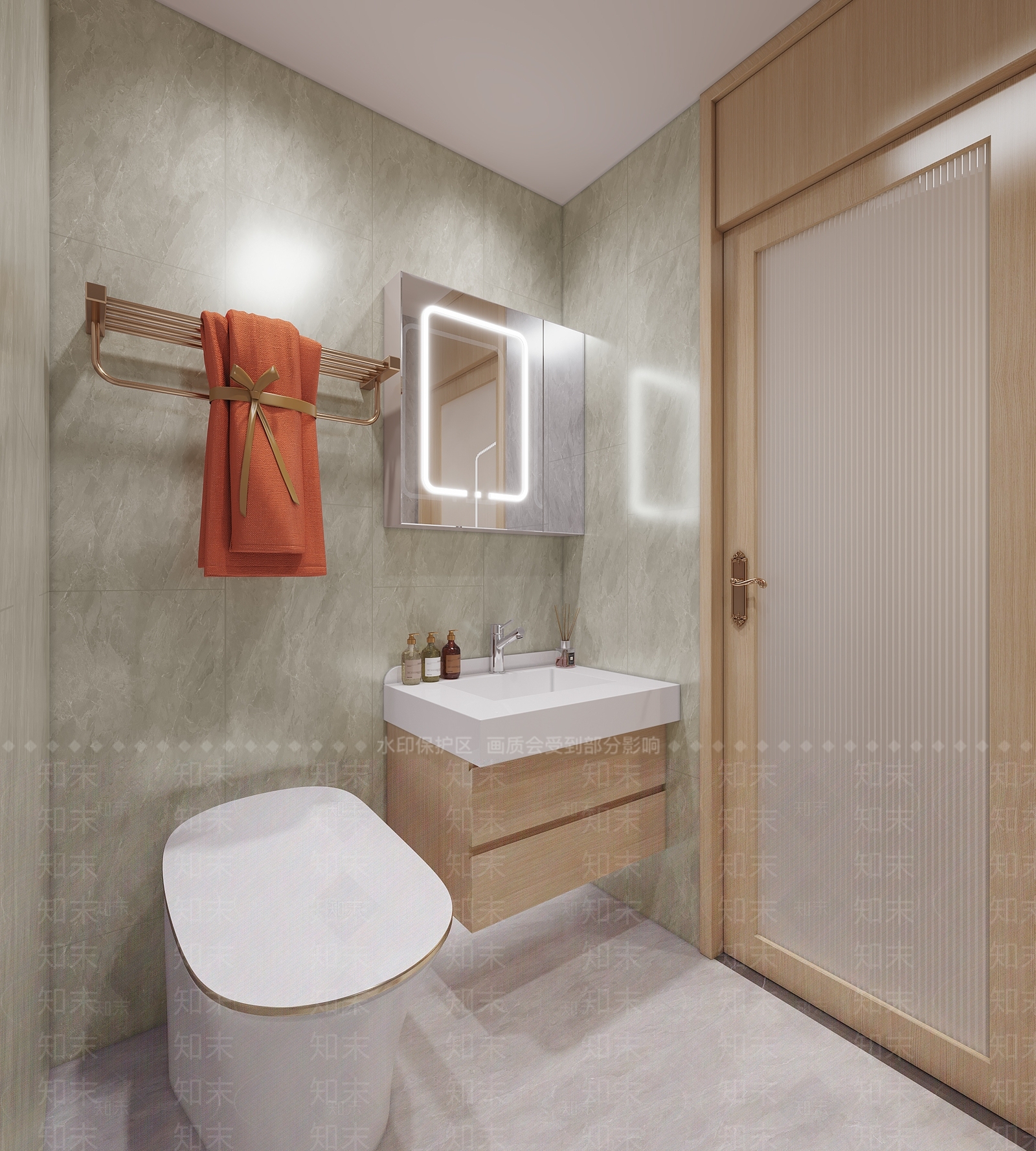 现代单身公寓3D模型下载【ID:1135943436】
