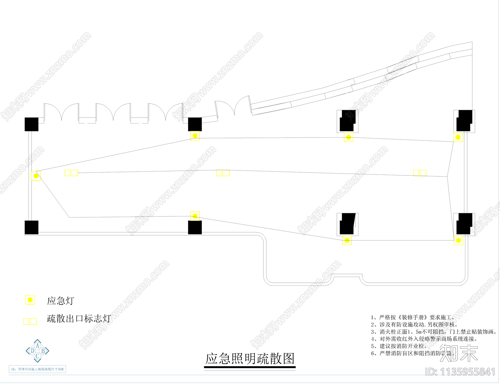 版幻影星空潮玩店cad施工图下载【ID:1135955841】