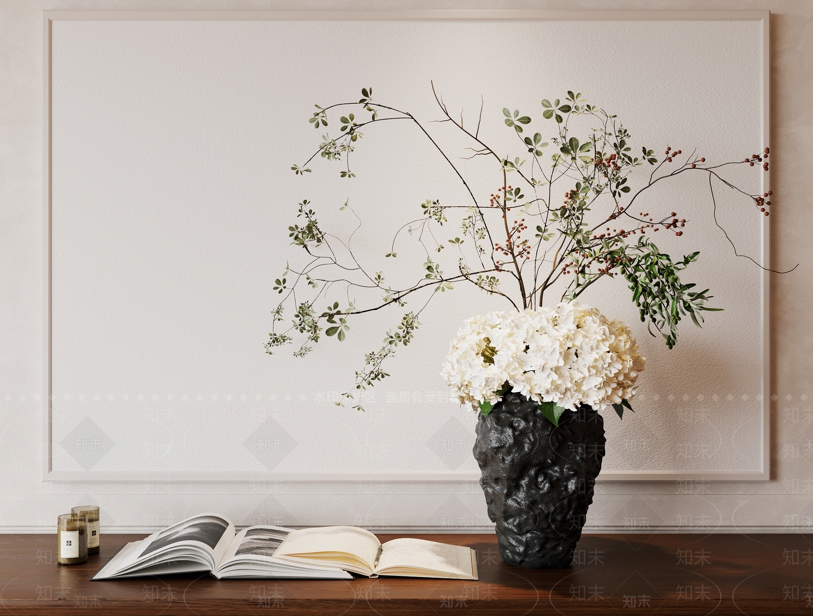 花艺3D模型下载【ID:1135957828】