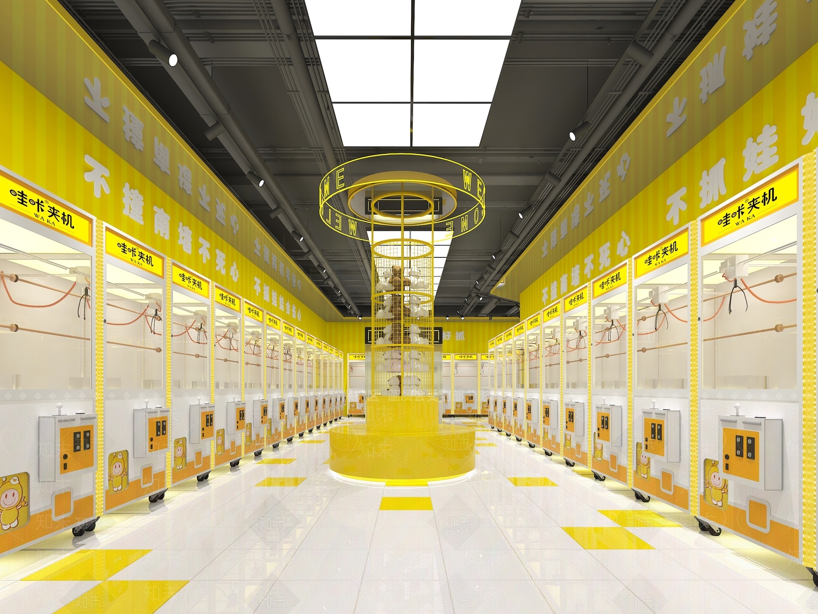 现代娃娃机店3D模型下载【ID:1135959058】