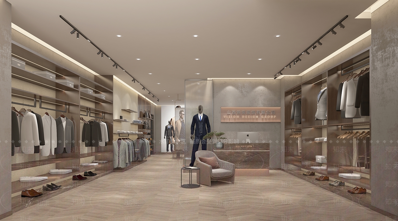 现代服装店3D模型下载【ID:1135964640】