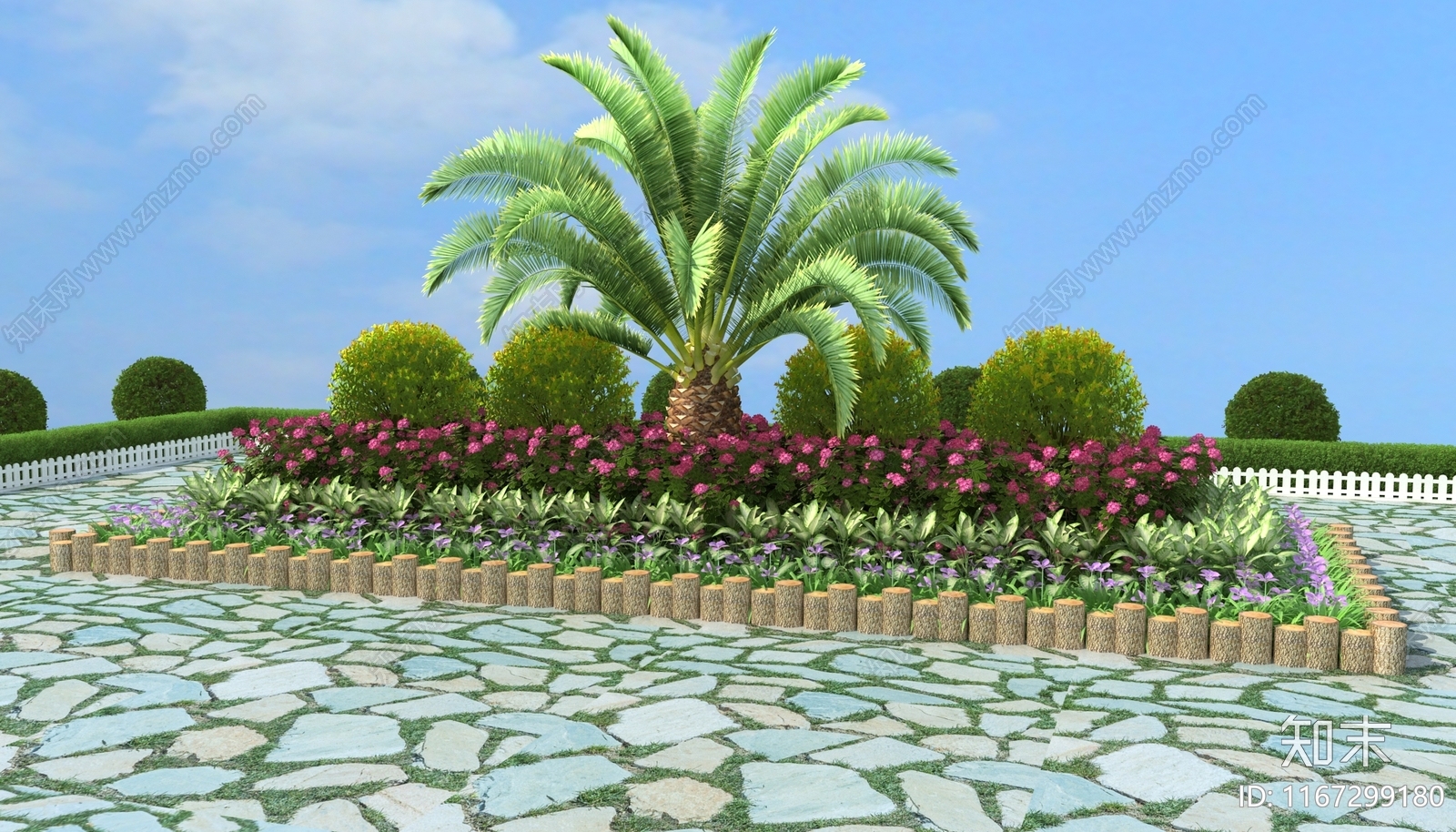 花坛3D模型下载【ID:1167299180】