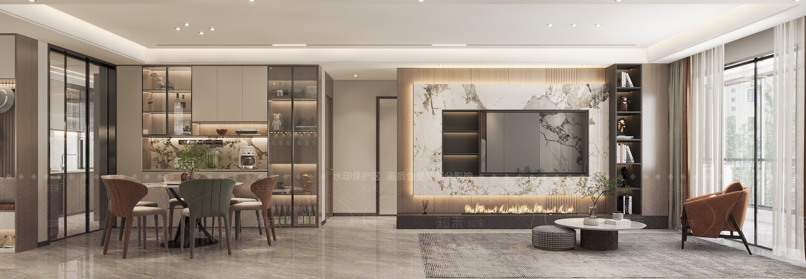 现代家居卧室3D模型下载【ID:1221472523】