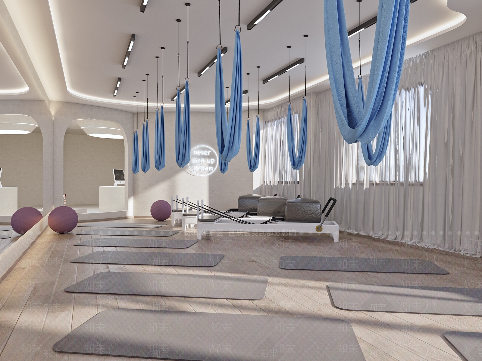 侘寂瑜伽馆3D模型下载【ID:1135995457】