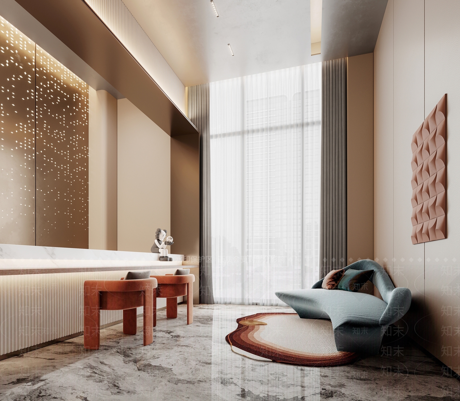 现代售楼处3D模型下载【ID:1135996269】