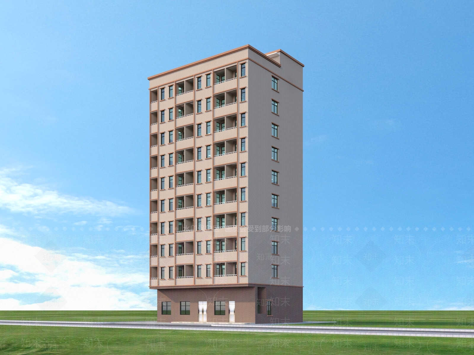 现代工业厂房3D模型下载【ID:1136012396】