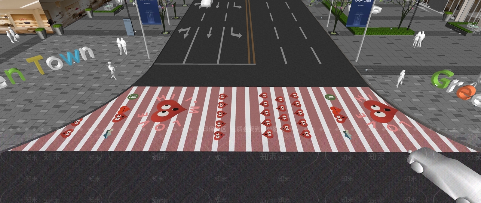 现代道路SU模型下载【ID:1136061675】