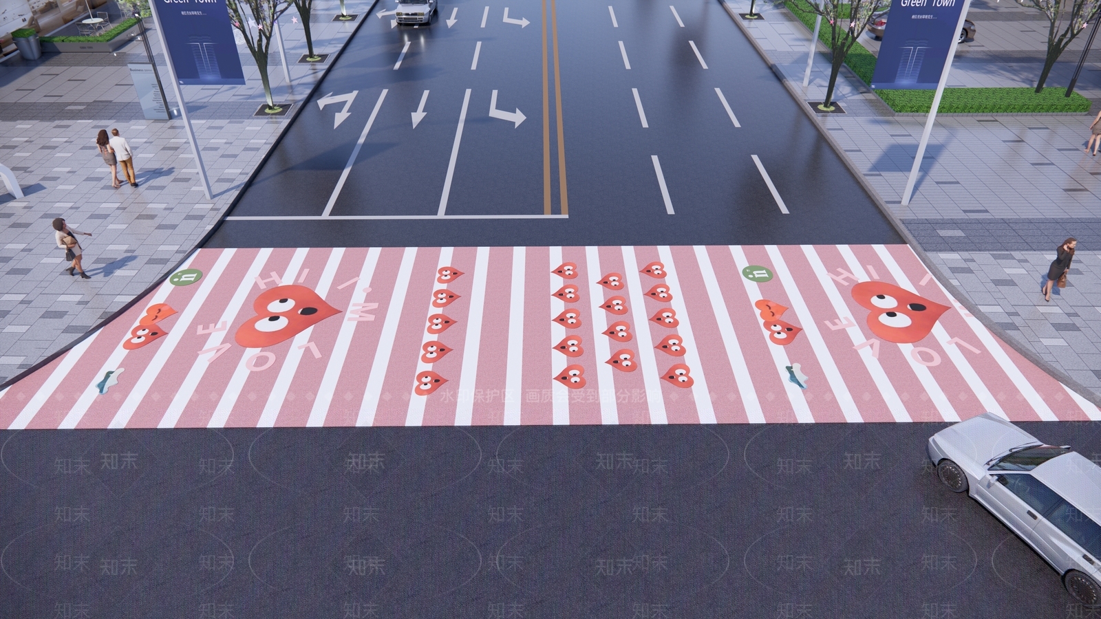 现代道路SU模型下载【ID:1136061675】