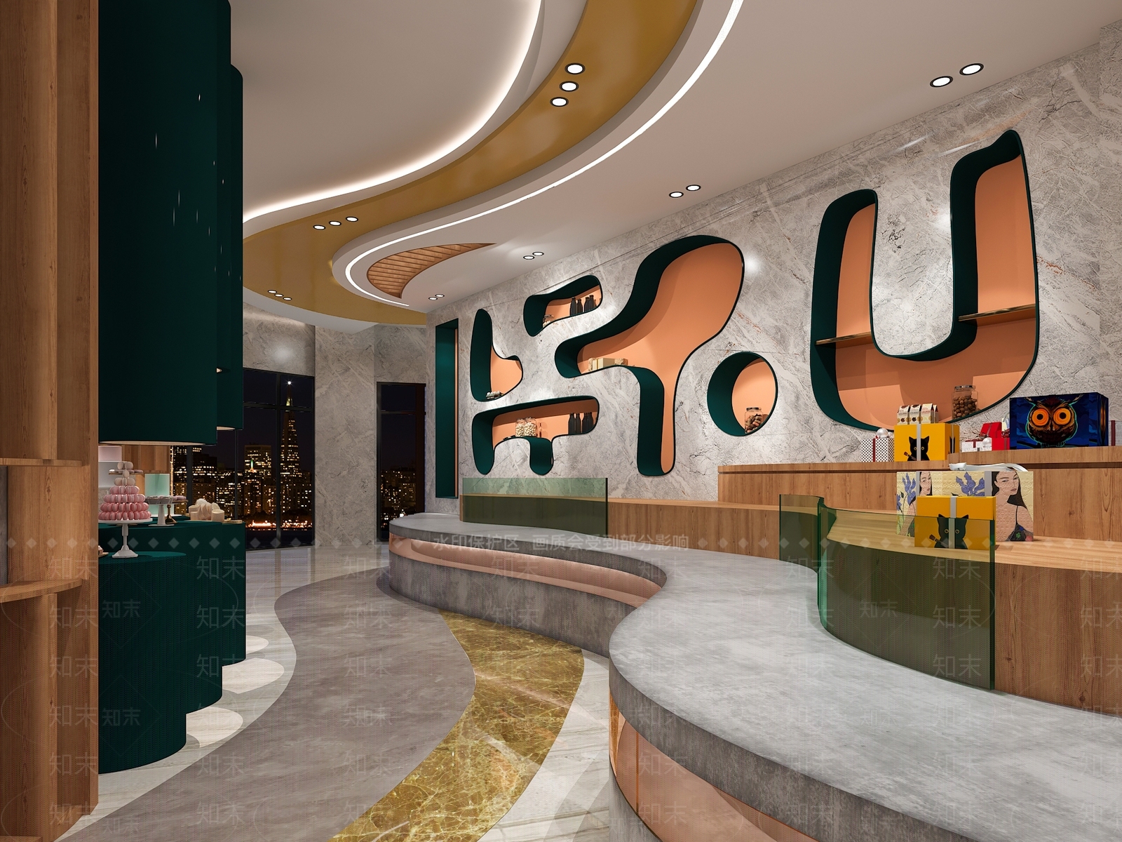 现代礼品店3D模型下载【ID:1136142291】