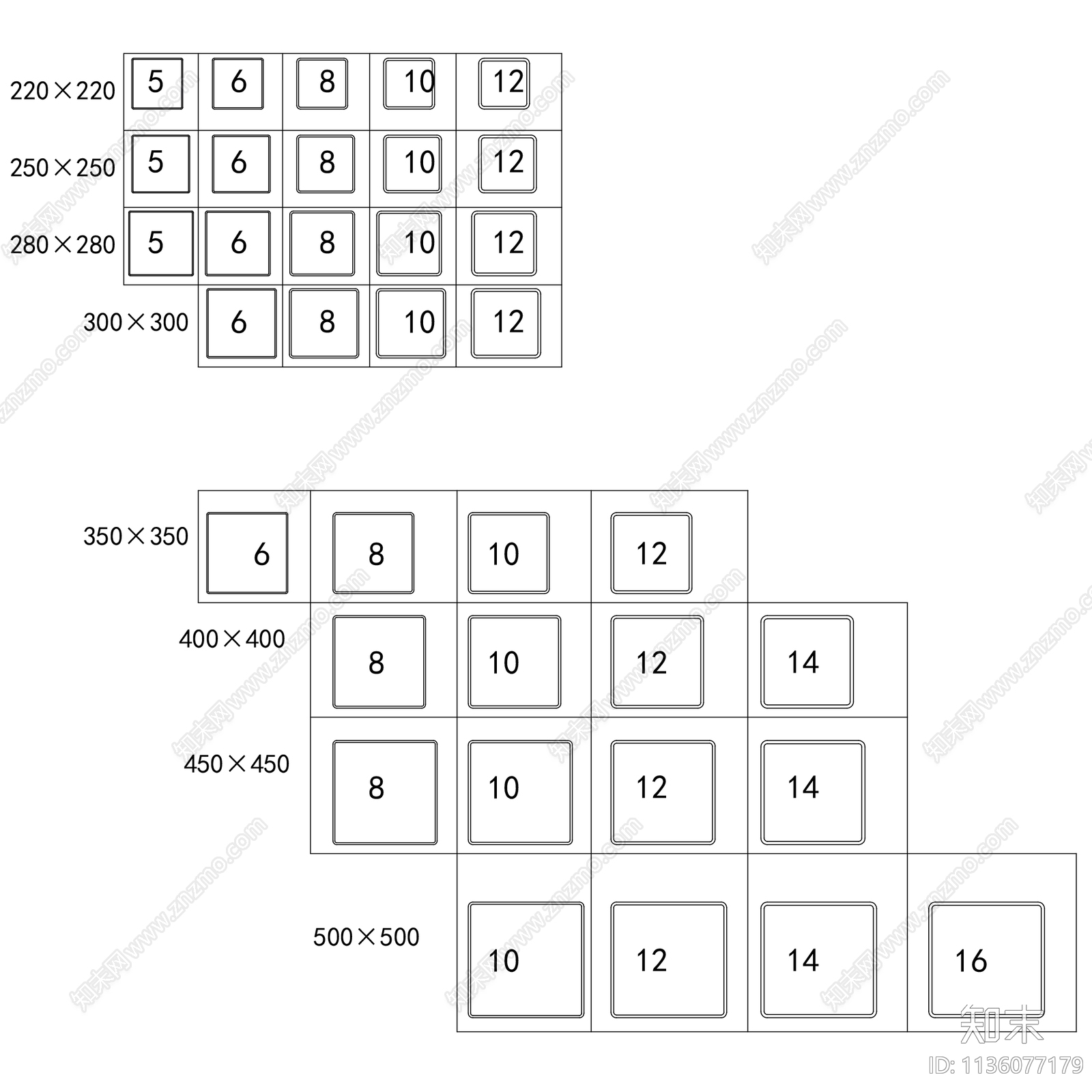 常用槽钢工字钢H型钢零件cad施工图下载【ID:1136077179】