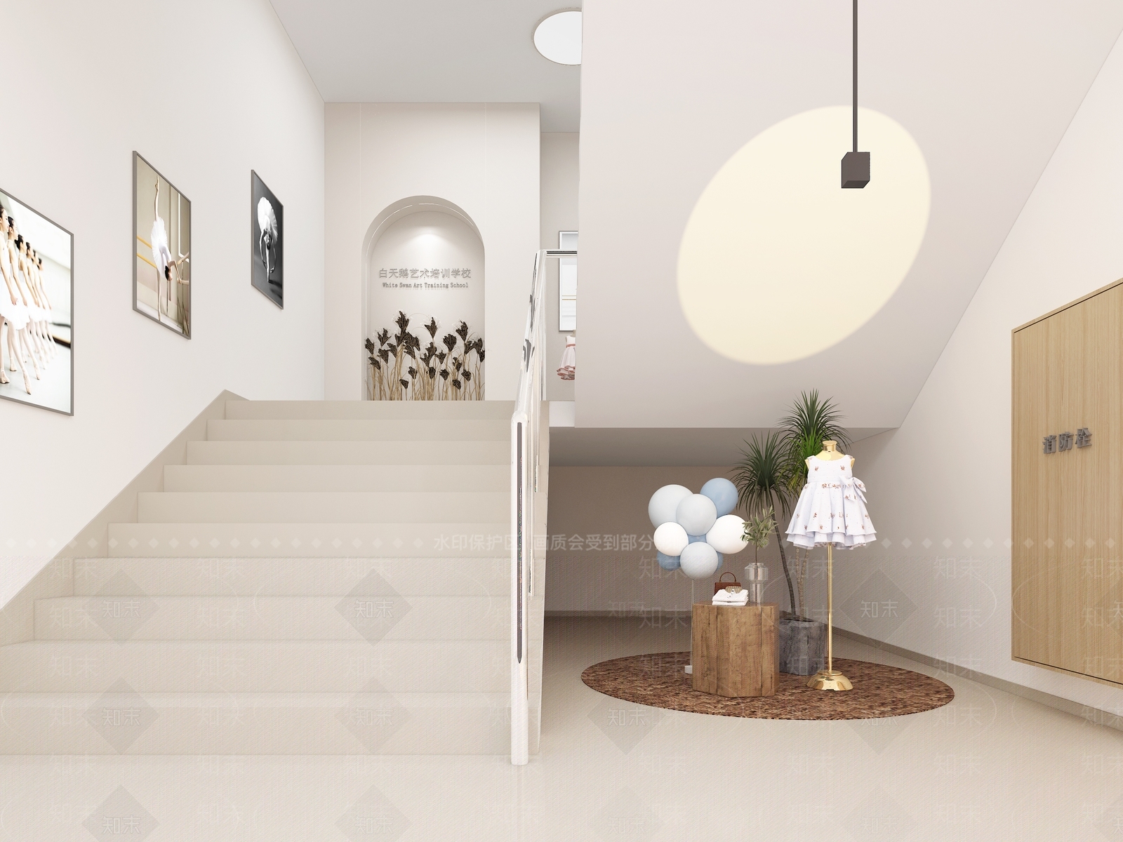 现代幼儿园3D模型下载【ID:1136106540】