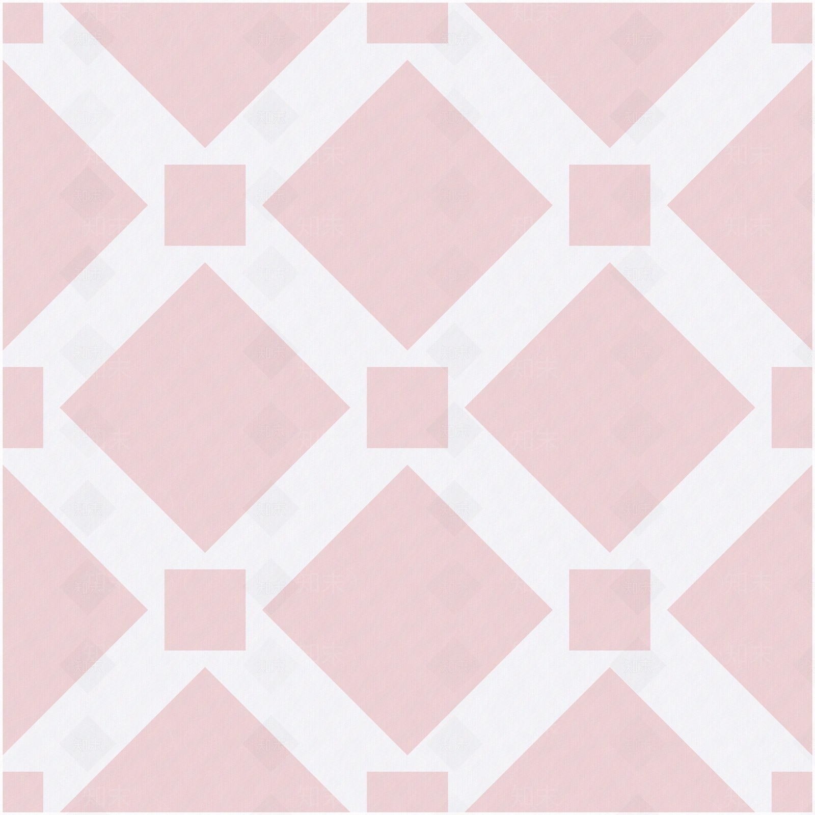 无缝粉色几何图案拼花瓷砖贴图下载【ID:1136113494】