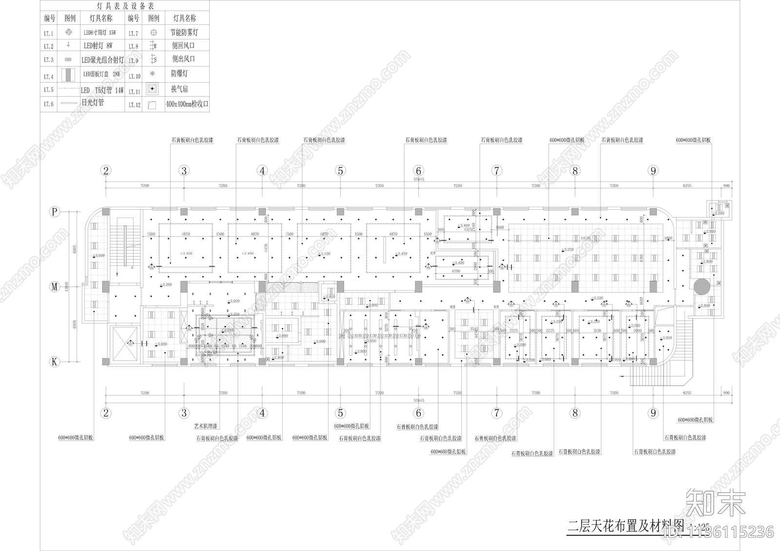 银行办公室cad施工图下载【ID:1136115236】
