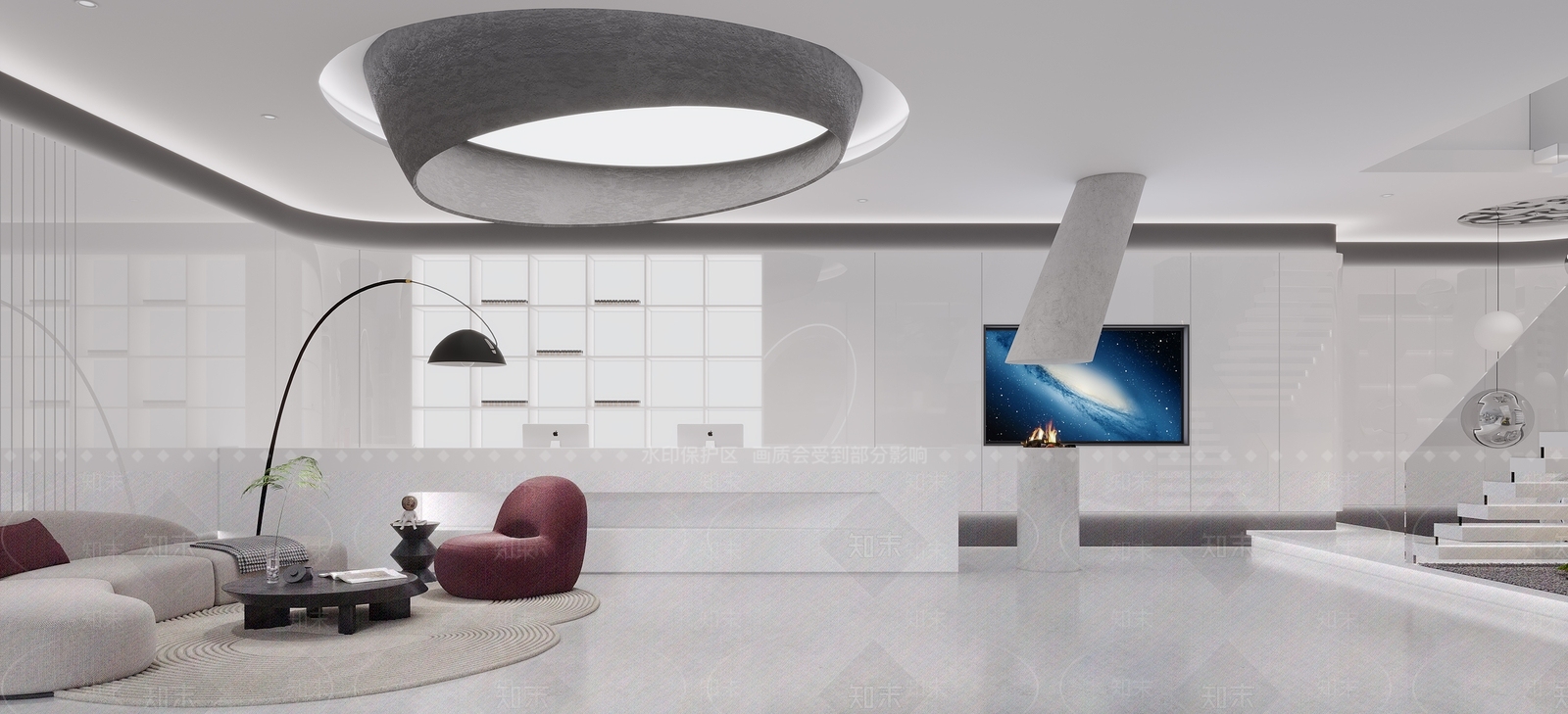现代美容SPA店3D模型下载【ID:1136118401】