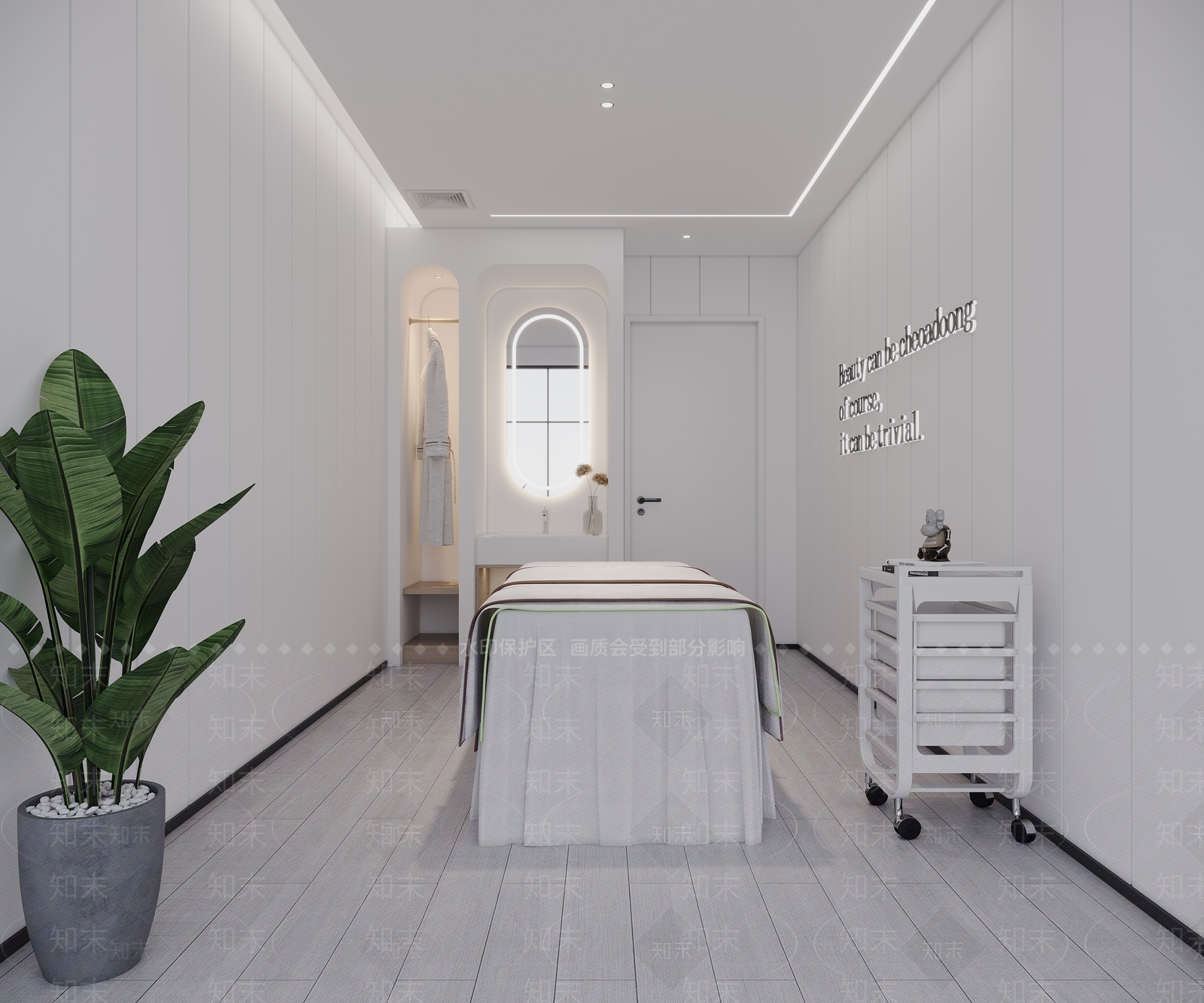 现代美容SPA店3D模型下载【ID:1136118401】