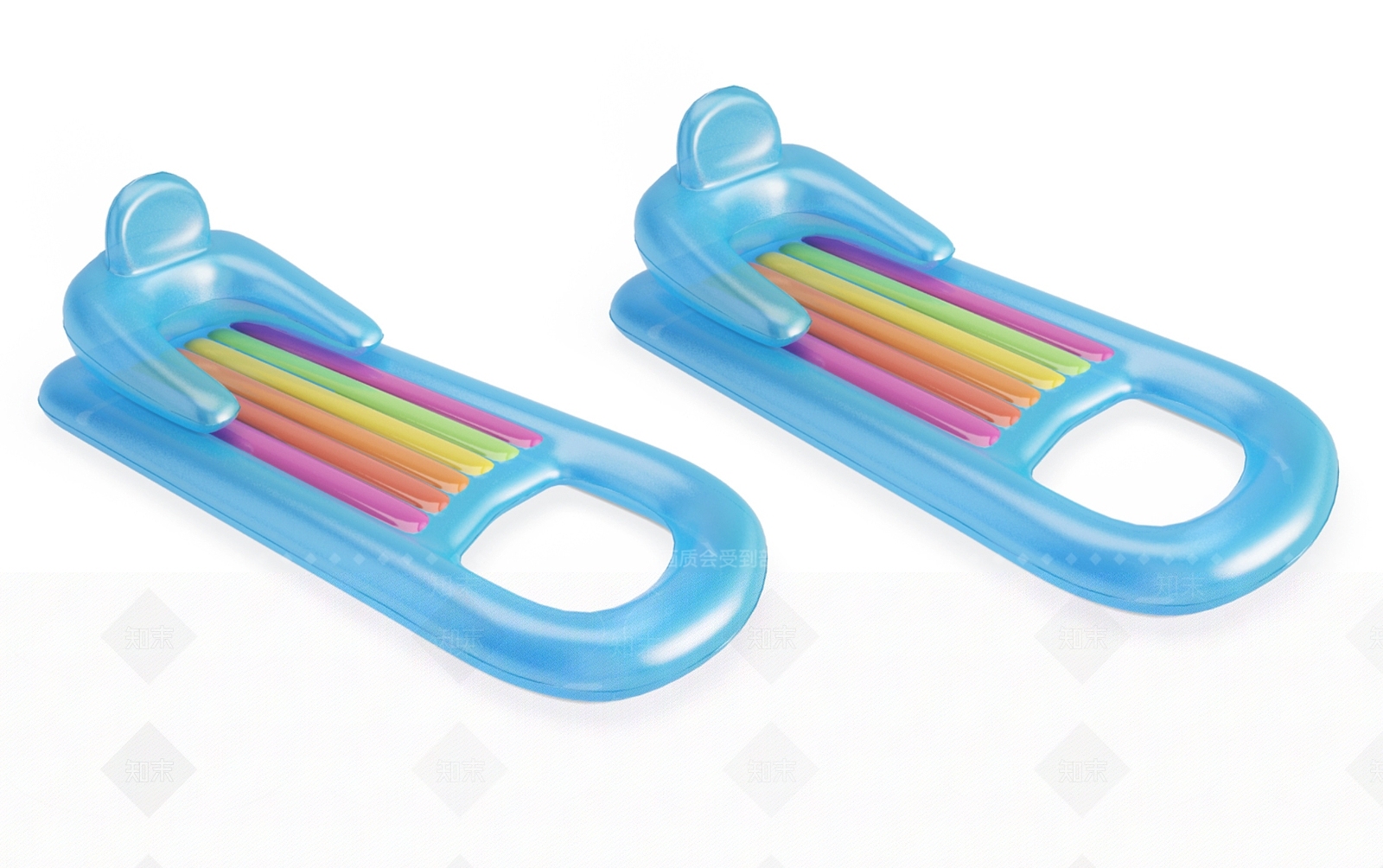 儿童充气泳池气垫玩具SU模型下载【ID:1136123397】