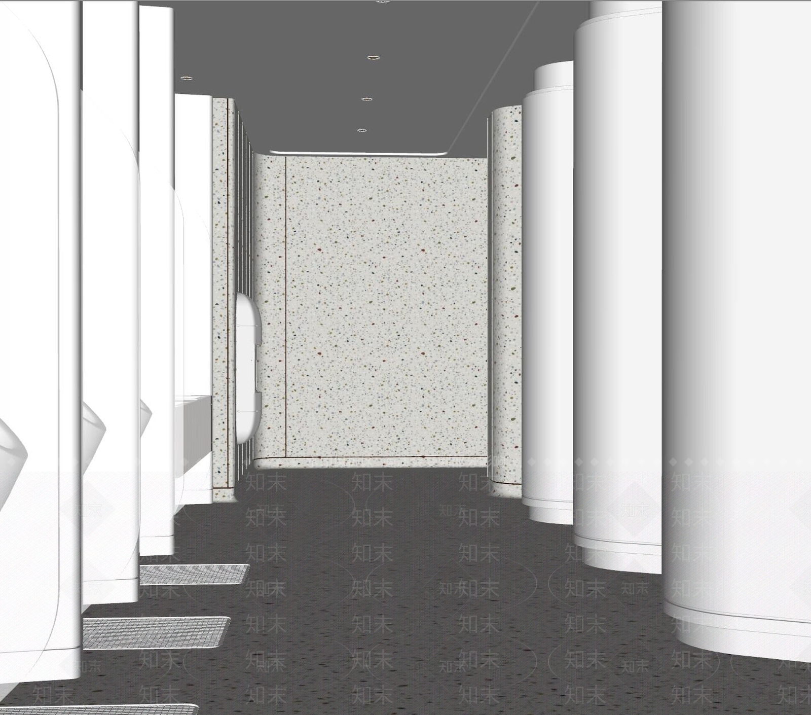 现代公共卫生间SU模型下载【ID:1136134560】