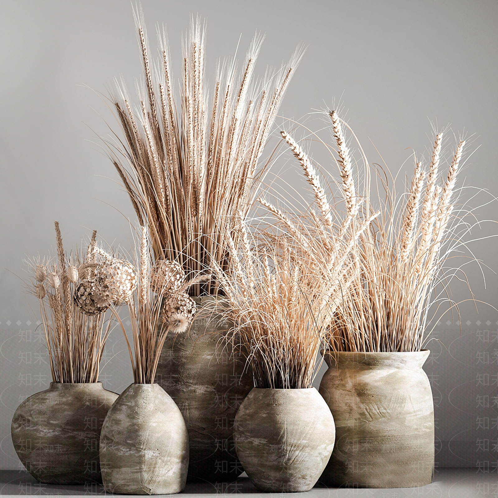 盆栽花盆SU模型下载【ID:1136162967】