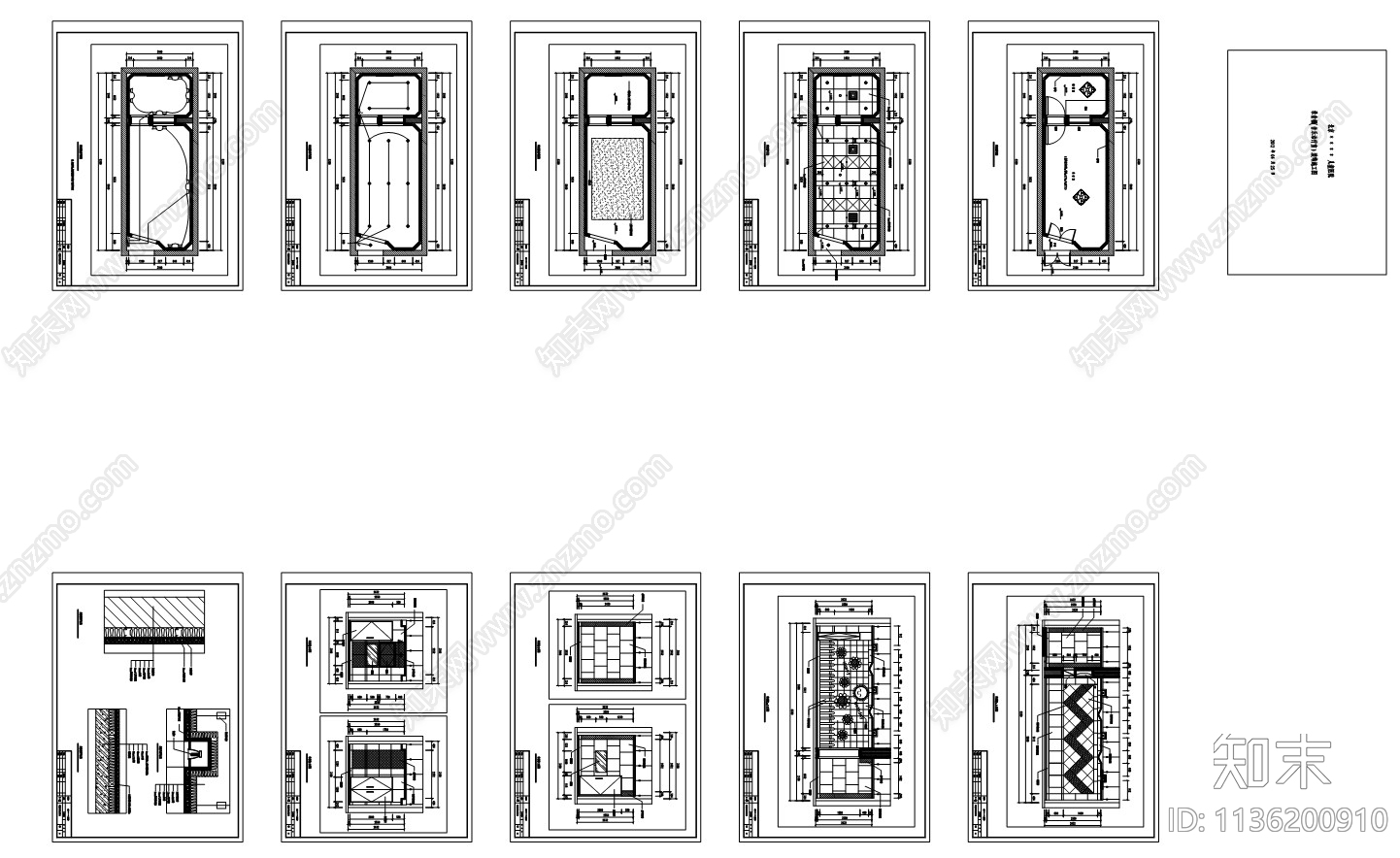 录音棚cad施工图下载【ID:1136200910】