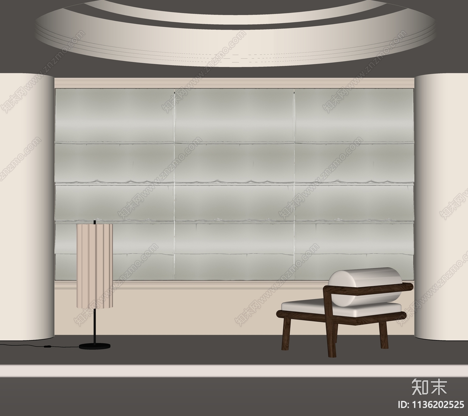 现代百叶帘SU模型下载【ID:1136202525】