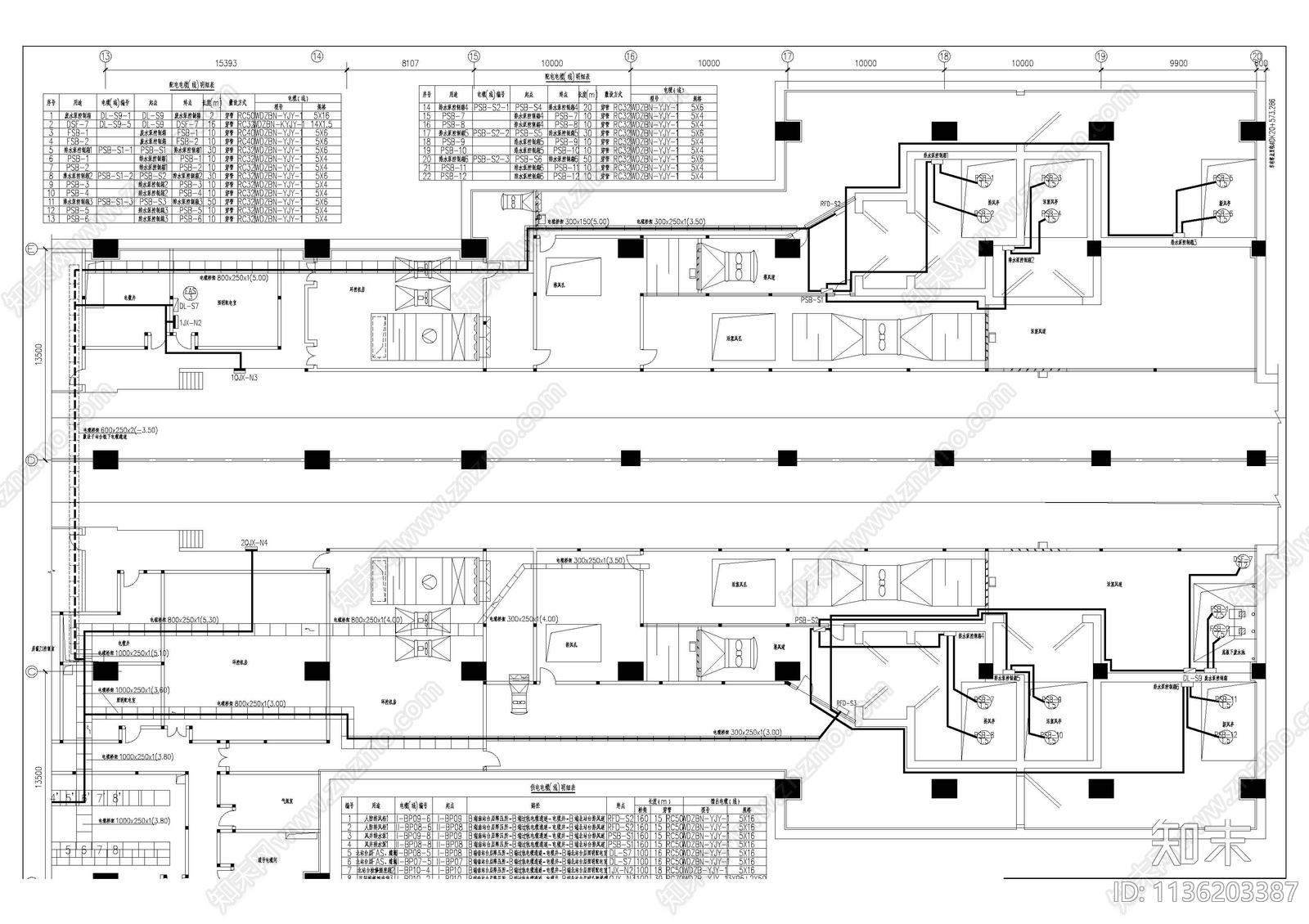 建筑电气安装cad施工图下载【ID:1136203387】