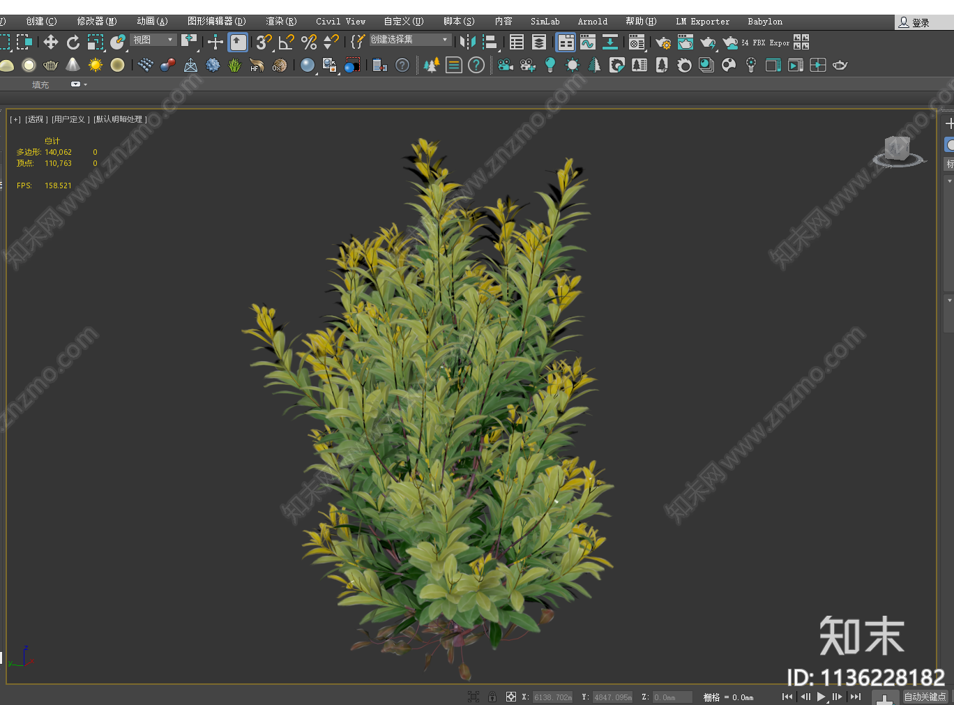 灌木3D模型下载【ID:1136228182】