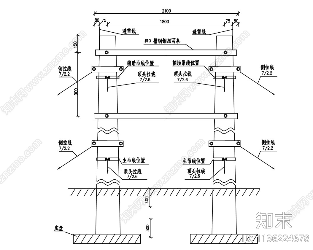 通信工程光缆和管道cad施工图下载【ID:1136224678】