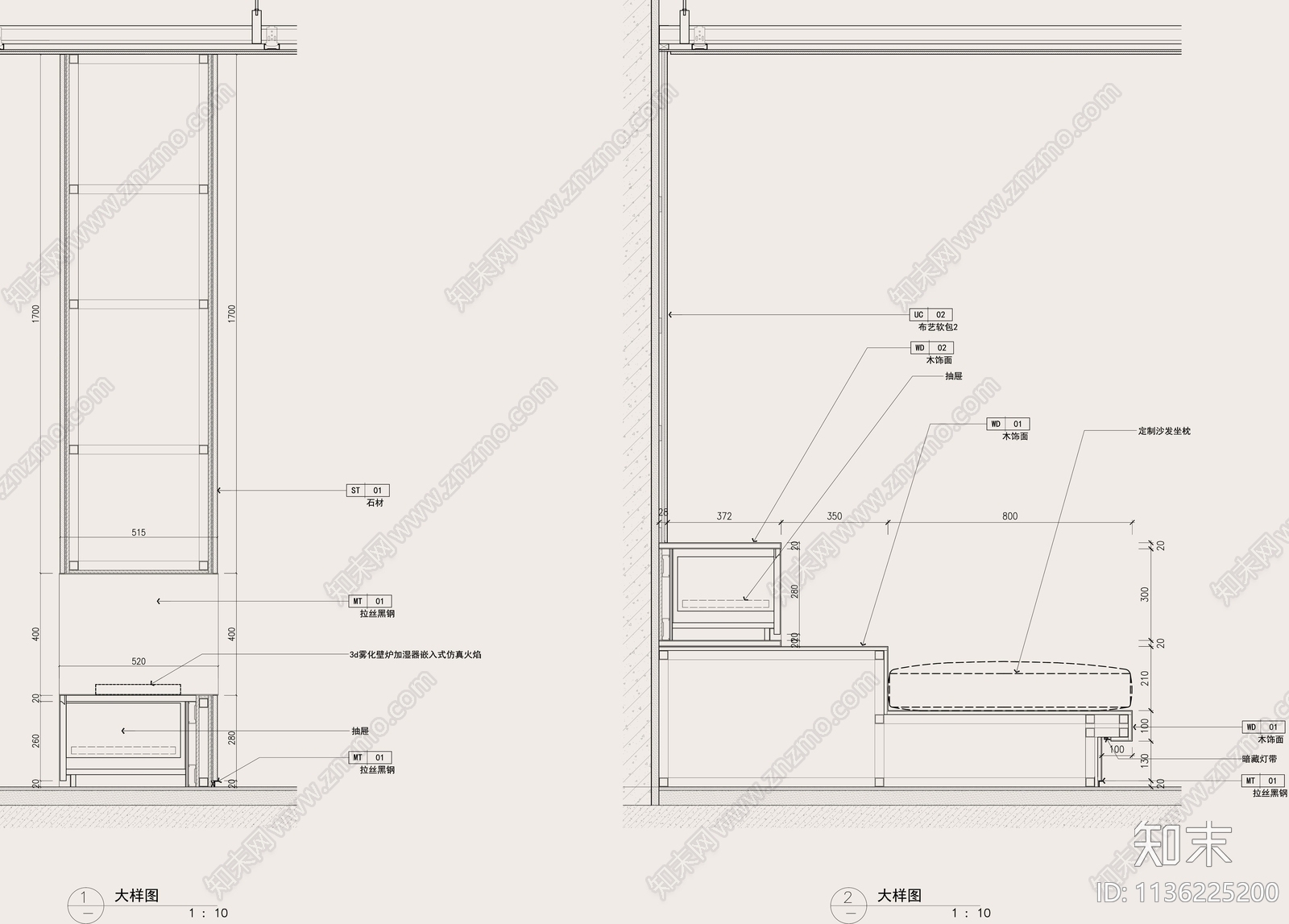 佛山海尔全屋定制效果图cad施工图下载【ID:1136225200】