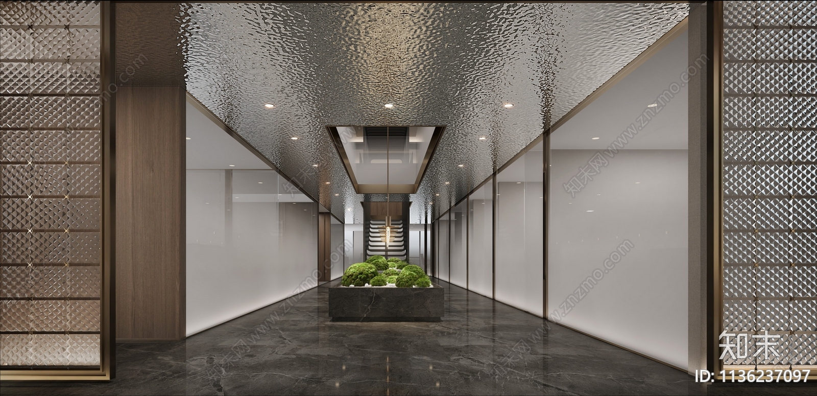 650m²设计建设公司效果图cad施工图下载【ID:1136237097】