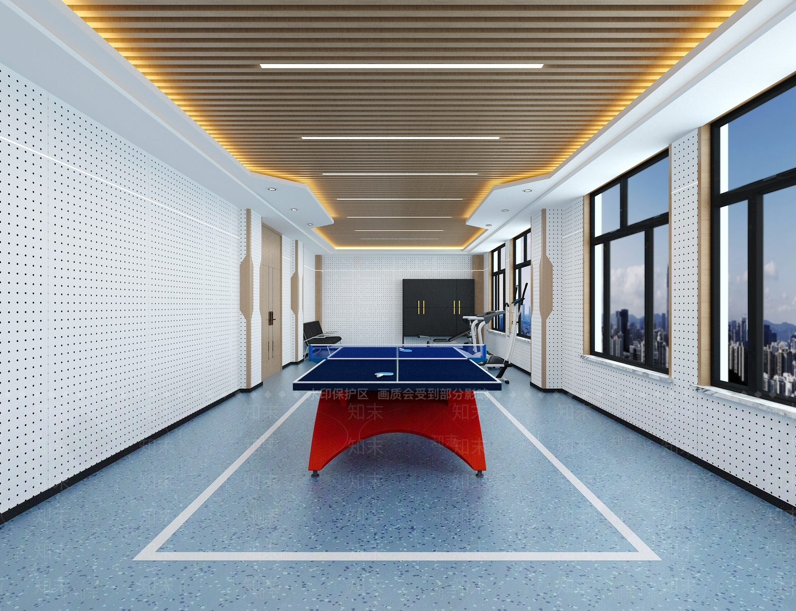现代健身房3D模型下载【ID:1136274902】