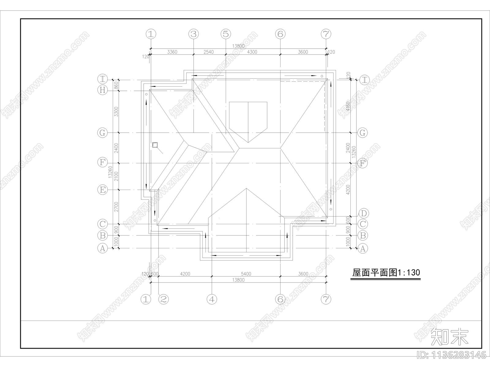 240套自建房别墅建筑cad施工图下载【ID:1136283146】