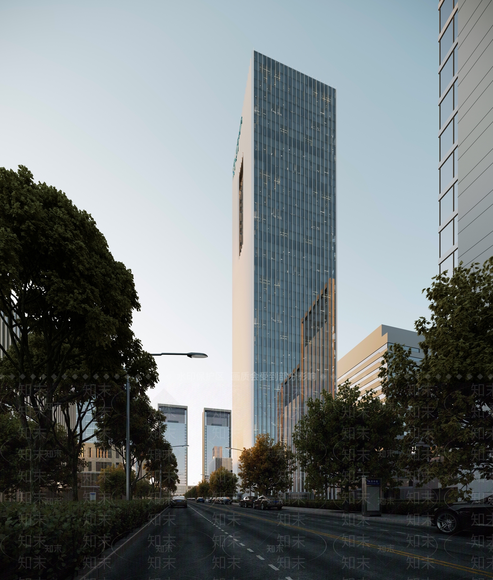 现代办公楼3D模型下载【ID:1136299996】