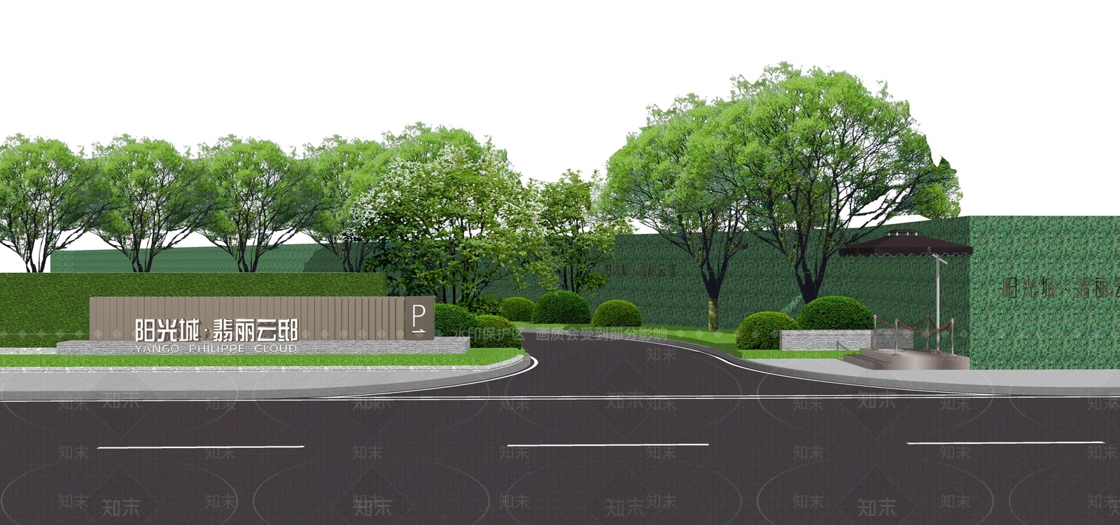 现代停车场SU模型下载【ID:1136315349】