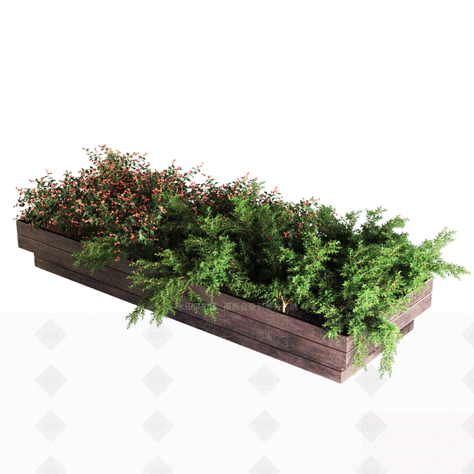 现代花箱3D模型下载【ID:1137134760】